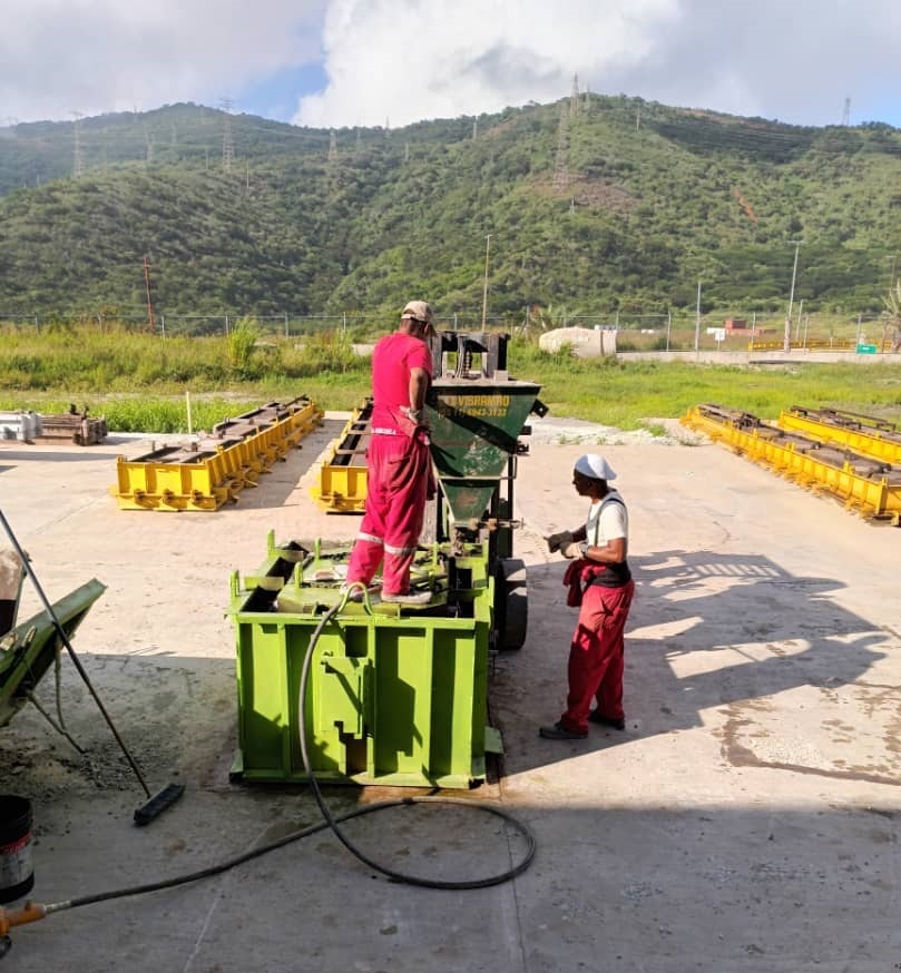 THE PRODUCTION SERVICE COOPERATED IN THE PREFABRICATED PLANT WITH CONSTRUCTORA ALBA